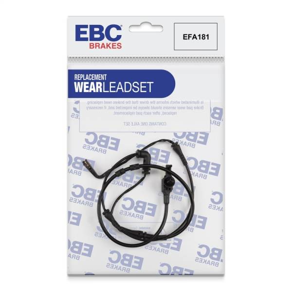EBC - EBC Brakes EFA181 EBC 2015+ Land Rover Discovery Sport 2.0L Turbo Front Wear Leads - Fits 2015-2023 Land Rover Discovery Sport