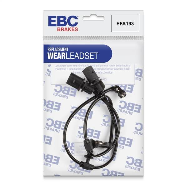 EBC - EBC Brakes EFA193 EBC 17-20 Audi A4 B9 Rear Wear Leads - Fits 2017-2023 Audi S4, A4