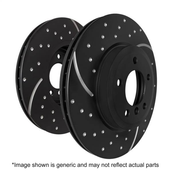 EBC - EBC Brakes GD7341 EBC 99-2002 Ford F-350 (Incl Super Duty) 7.3L TD Drw 2WD GD Sport Front Rotors