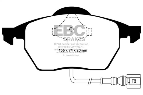 EBC - EBC Brakes S10KF1147 EBC S10 Brake Pad and Rotor Kit - Fits 1999-2010 Volkswagen Beetle, Golf, Jetta
