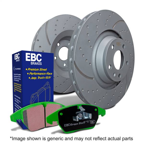 EBC - EBC Brakes S10KF1337 EBC S10 Brake Pad and Rotor Kit - Fits 2007-2009 Mini Cooper