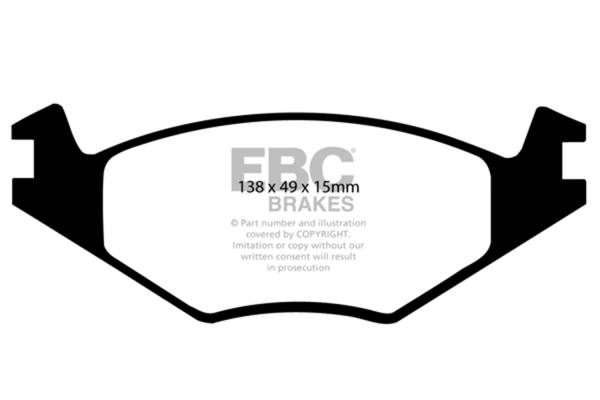 EBC - EBC Brakes S10KF1481 EBC S10 Brake Pad and Rotor Kit - Fits 1983-1990 Volkswagen Jetta, Quantum, Golf