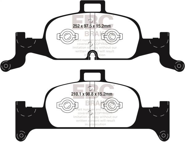 EBC - EBC Brakes S10KF1707 EBC S10 Brake Pad and Rotor Kit - Fits 2017-2020 Audi A4