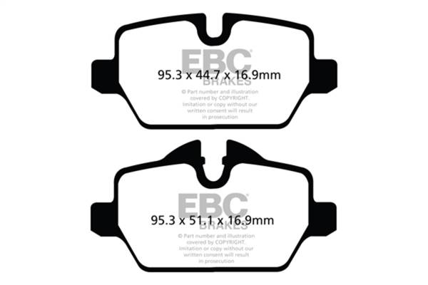 EBC - EBC Brakes S11KR1404 EBC S11 Brake Pad and Rotor Kit - Fits 2011-2016 Mini Cooper Paceman, Cooper Countryman