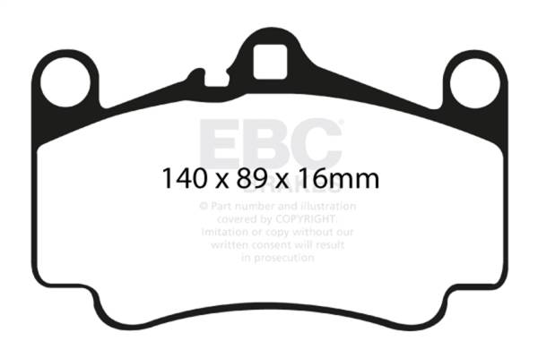 EBC - EBC Brakes S12KF1241 EBC S12 Brake Pad and Rotor Kit - Fits 2001-2009 Porsche 911