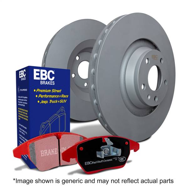 EBC - EBC Brakes S12KF1507 EBC S12 Brake Pad and Rotor Kit - Fits 2013-2017 Audi Q5, S5, A6 Quattro
