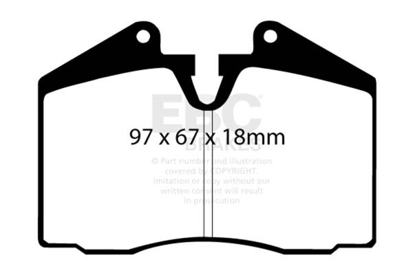 EBC - EBC Brakes S13KF1204 EBC S13 Brake Pad and Rotor Kit - Fits 1986 Porsche 944