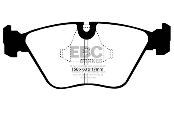 EBC - EBC Brakes S13KF1570 EBC S13 Brake Pad and Rotor Kit - Fits 1995-2006 Jaguar XJR, XK8