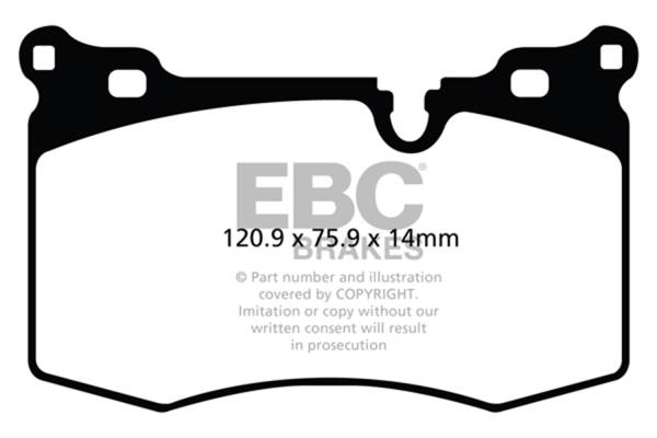 EBC - EBC Brakes S13KF1770 EBC S13 Brake Pad and Rotor Kit - Fits 2009-2015 Mini Cooper