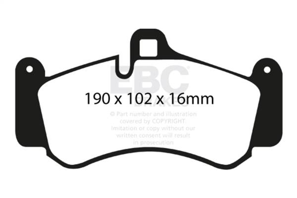 EBC - EBC Brakes S13KF1914 EBC S13 Brake Pad and Rotor Kit - Fits 2007-2012 Porsche 911