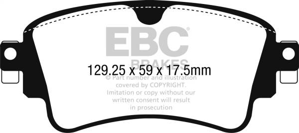 EBC - EBC Brakes S1KR1742 EBC S1 Brake Pad and Rotor Kit - Fits select 2017-2023 Audi models