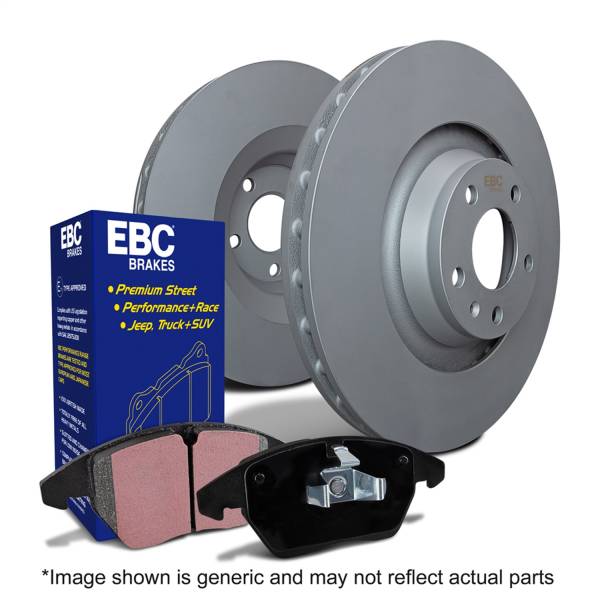 EBC - EBC Brakes S20K1202 EBC S20 Brake Pad and Rotor Kit - Fits 2010-2017 Mercedes-Benz E350, E400