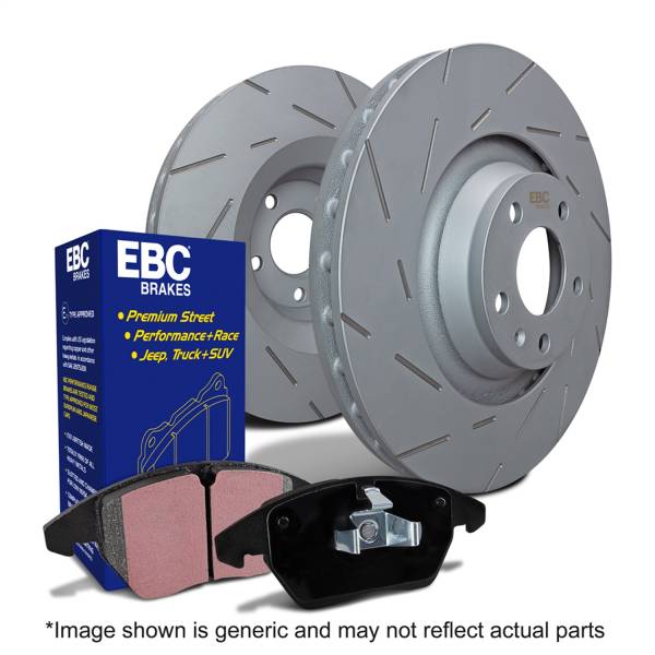 EBC - EBC Brakes S2KF1097 EBC S2 Brake Pad and Rotor Kit - Fits 2002-2004 Audi A6 Quattro