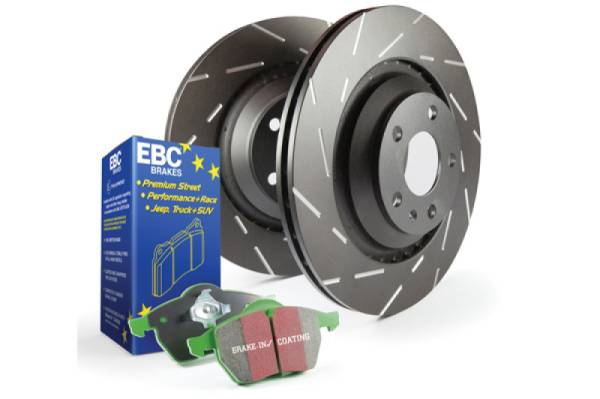 EBC - EBC Brakes S2KF1384 EBC S2 Kits Greenstuff Pads and USR Rotors