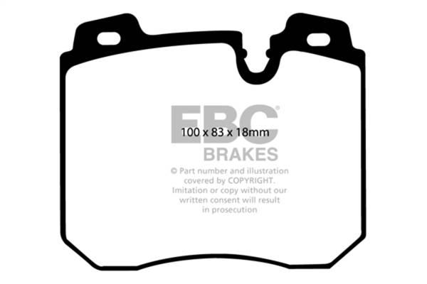 EBC - EBC Brakes S9KF1644 EBC S9 Brake Pad and Rotor Kit - Fits 1990-1994 BMW 750iL