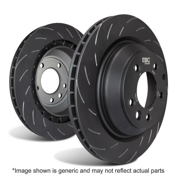 EBC - EBC Brakes SG2142 EBC Racing 12-17 Tesla Model S / 2015+ Tesla Model X SG Series 1pc Rear Rotor Set (For SG2FC2141)