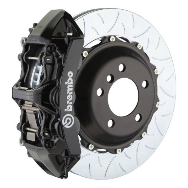 Brembo - Brembo 1M3.9030A1 Brembo 05-14 Mustang GT Excl non-ABS Equipped Fr GT BBK 6Pist Cast 380x32 2pc Rtr Slot Type3-Black