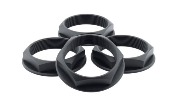 fifteen52 - fifteen52 52-ST-NUT-BLACK-SET fifteen52 Super Touring (Chicane/Podium) Hex Nut Set of Four - Anodized Black