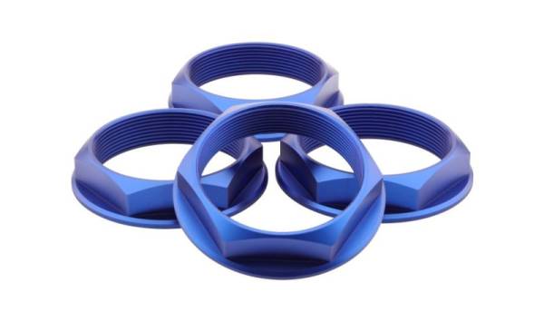 fifteen52 - fifteen52 52-ST-NUT-BLUE-SET fifteen52 Super Touring (Chicane/Podium) Hex Nut Set of Four - Anodized Blue