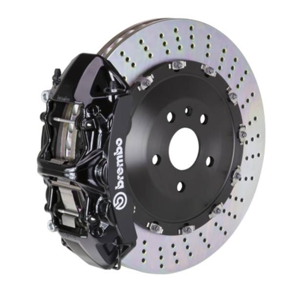 Brembo - Brembo 1N1.9508A1 Brembo 01-04 Murcielago (L147) Front GT BBK 6 Piston Cast 405x34 2pc Rotor Drilled-Black
