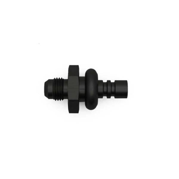 DeatschWerks - DeatschWerks 6-02-0105-B DeatschWerks 6AN Male Flare to 3/8in Ford Male EFI Quick Connect Adapter - Anodized Matte Black