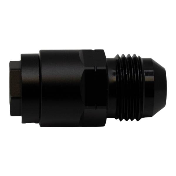 DeatschWerks - DeatschWerks 6-02-0143-B DeatschWerks 8AN Male Flare to 5/16in Female EFI Quick Connect Adapter - Anodized Matte Black