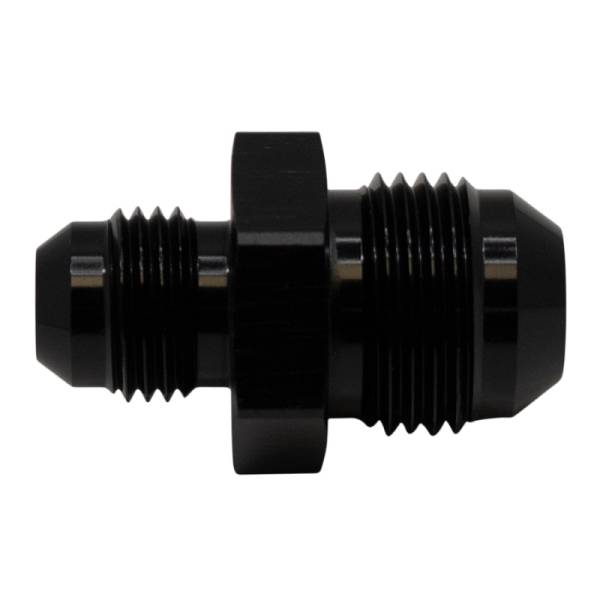 DeatschWerks - DeatschWerks 6-02-0203-B DeatschWerks 8AN Male Flare to 6AN Male Flare Reducer Straight - Anodized Matte Black