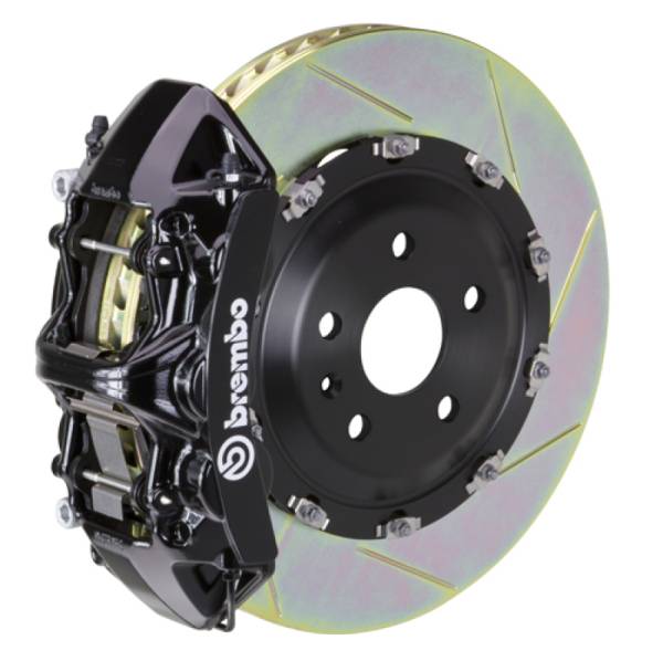 Brembo - Brembo 1N2.8520A1 Brembo 20+ Model Y Front GT BBK 6 Piston Cast 365x34 2pc Rotor Slotted Type-1-Black