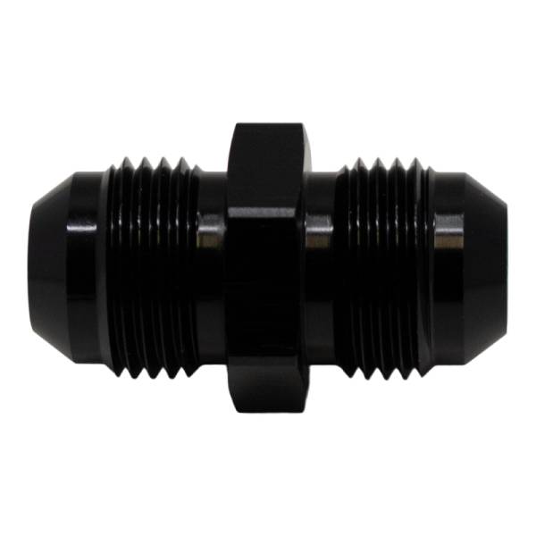 DeatschWerks - DeatschWerks 6-02-0204-B DeatschWerks 8AN Male Flare to 8AN Male Flare Coupler - Anodized Matte Black