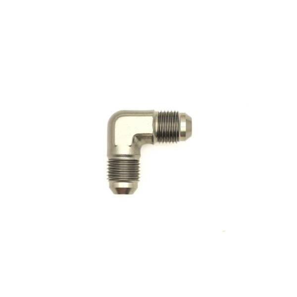 DeatschWerks - DeatschWerks 6-02-0207 DeatschWerks 6AN Male Flare To 6AN Male Flare 90-Degree Coupler Fitting
