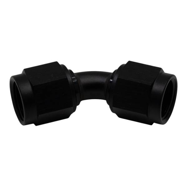 DeatschWerks - DeatschWerks 6-02-0212-B DeatschWerks 6AN Flare Female Swivel 45-Degree to 6AN Flare Female Swivel - Anodized Matte Black