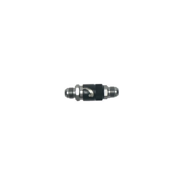 DeatschWerks - DeatschWerks 6-02-0226-B DeatschWerks 8AN Male Flare Quick Disconnect Dry Break Fitting - 2 Pieces Anodized Matte Black