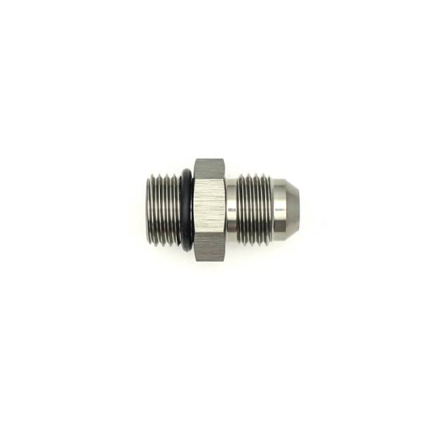 DeatschWerks - DeatschWerks 6-02-0404 DeatschWerks 6AN ORB Male To 6AN Male Flare Adapter (Incl. O-Ring)