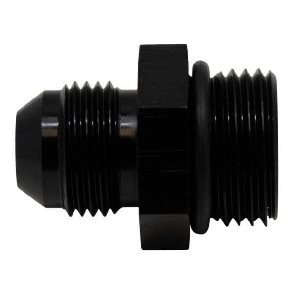 DeatschWerks - DeatschWerks 6-02-0406-B DeatschWerks 10AN ORB Male to 8AN Male Flare Adapter (Incl O-Ring) - Anodized Matte Black