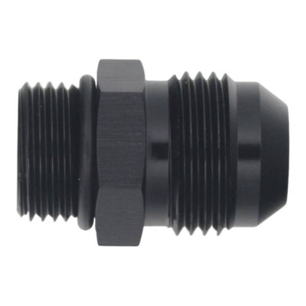 DeatschWerks - DeatschWerks 6-02-0408-B DeatschWerks 8AN ORB Male to 10AN Male Flare Adapter - Anodized Matte Black