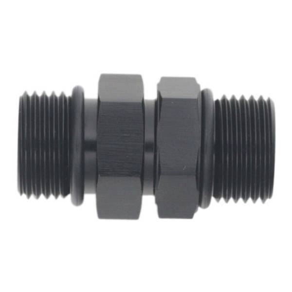 DeatschWerks - DeatschWerks 6-02-0426-B DeatschWerks 8AN ORB Male to 8AN ORB Male Swivel Adapter - Anodized Matte Black
