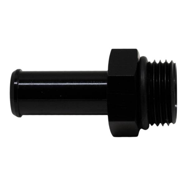 DeatschWerks - DeatschWerks 6-02-0508-B DeatschWerks 8AN ORB Male to 1/2in Male Barb Fitting (Incl O-Ring) - Anodized Matte Black
