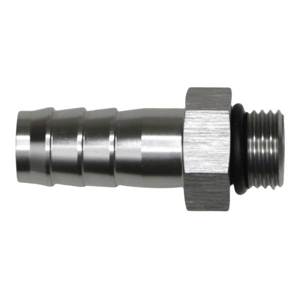 DeatschWerks - DeatschWerks 6-02-0511 DeatschWerks 6AN ORB Male to 1/2in Male Triple Barb Fitting (Incl O-Ring) - Anodized DW Titanium