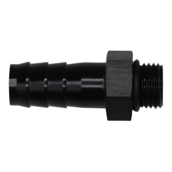 DeatschWerks - DeatschWerks 6-02-0511-B DeatschWerks 6AN ORB Male to 1/2in Male Triple Barb Fitting (Incl O-Ring) - Anodized Matte Black