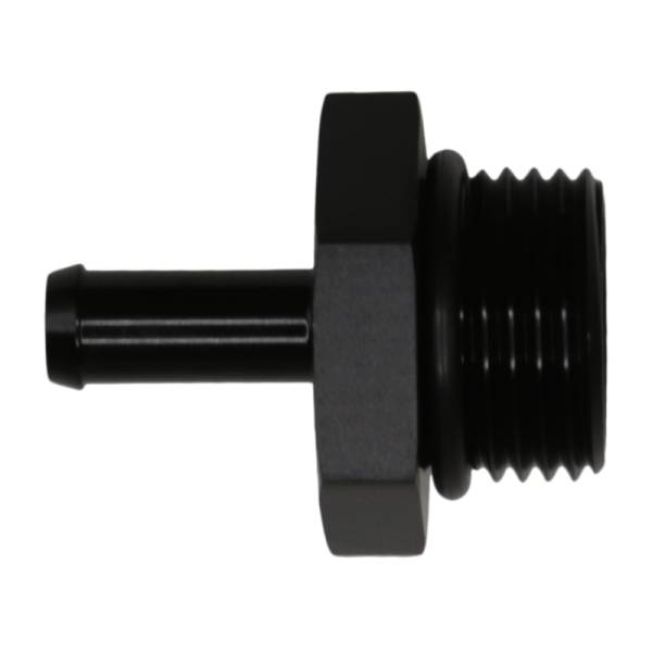 DeatschWerks - DeatschWerks 6-02-0513-B DeatschWerks 10AN ORB Male to 5/16in Male Barb Fitting - Anodized Matte Black
