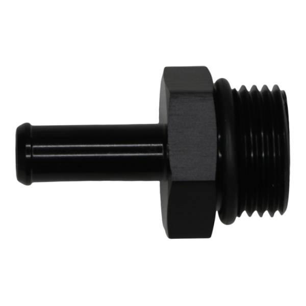 DeatschWerks - DeatschWerks 6-02-0514-B DeatschWerks 10AN ORB Male to 3/8in Male Barb Fitting - Anodized Matte Black