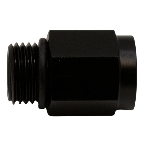 DeatschWerks - DeatschWerks 6-02-0601-B DeatschWerks 6AN ORB Male to M12 X 1.5 Metric Female (Incl O-Ring) - Anodized Matte Black