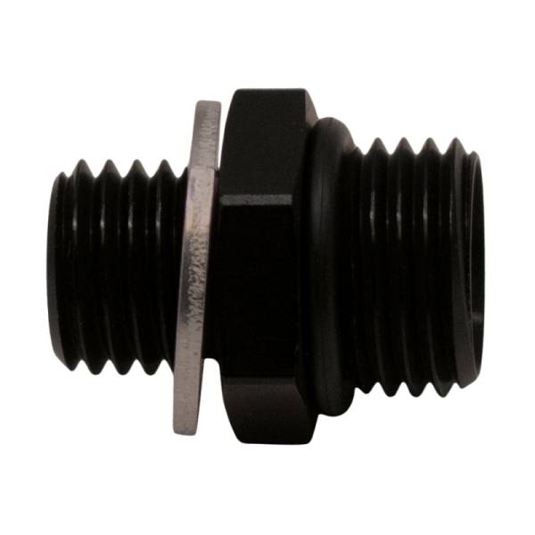 DeatschWerks - DeatschWerks 6-02-0602-B DeatschWerks 6AN ORB Male to M12 X 1.5 Metric Male (Incl O-Ring and Washer) - Anodized Matte Black