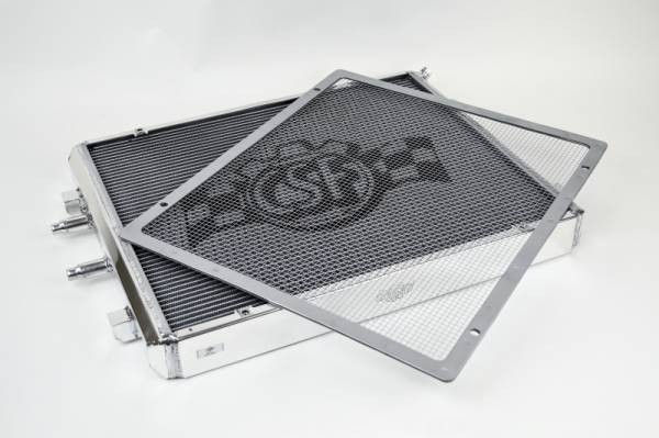 CSF - CSF Cooling - Racing & High Performance Division 8075 CSF 2014+ BMW M3/M4 (F8X) Front Mount Heat Exchanger w/Rock Guard - Fits select 2014-2021 BMW models
