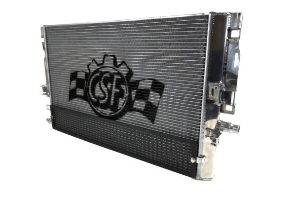 CSF - CSF Cooling - Racing & High Performance Division 8088 CSF 2015+ Mercedes Benz C63 AMG (W205) Front Mount Heat Exchanger w/Rock Guard - Fits select 2016-2022 Mercedes-Benz models