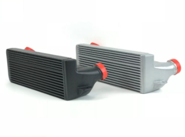 CSF - CSF Cooling - Racing & High Performance Division 8127B CSF 04-13 BMW 335i/xi (E90/E91/E92/E93) High Performance Stepped Core Bar/Plate Intercooler - Black - Fits select 2007-2016 BMW models