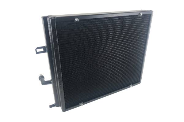 CSF - CSF Cooling - Racing & High Performance Division 8131B CSF BMW B58/B48 Front Mount Triple-Pass Heat Exchanger w/Rock Guard - Black - Fits select 2016-2021 BMW models