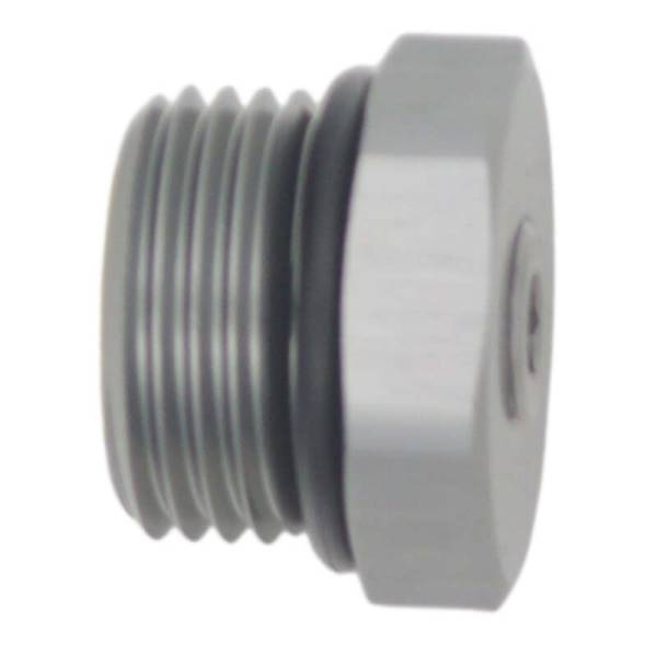 DeatschWerks - DeatschWerks 6-02-0732 DeatschWerks 10AN ORB Male Plug Fitting with 1/8in NPT Gauge Port - Anodized DW Titanium