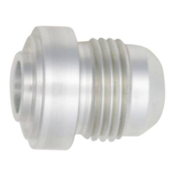 DeatschWerks - DeatschWerks 6-02-0748 DeatschWerks 8AN Male Flare with Aluminum Weld On Fitting - Anodized Raw Aluminum