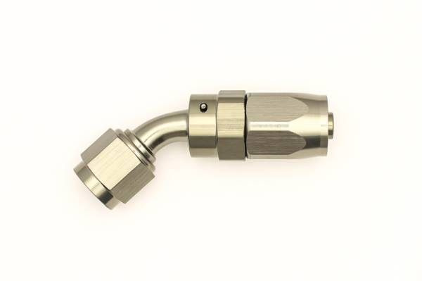 DeatschWerks - DeatschWerks 6-02-0802 DeatschWerks 6AN Female Swivel 45-Degree Hose End CPE
